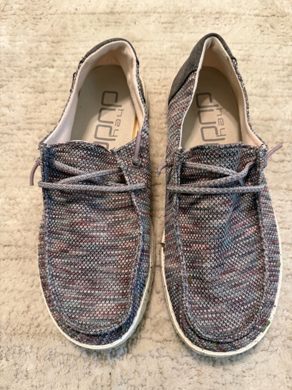 Hey Dude Wendy Multicolor Woven Casual Shoes